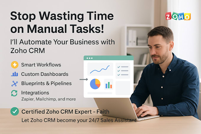 automate your business using zoho CRM, workflow, and blueprint