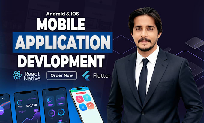 build mobile app development in flutter, react native from figma