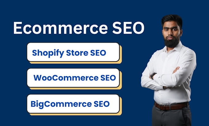 do ecommerce SEO for shopify, woocommerce and bigcommerce