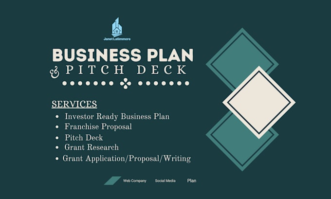 write an investor ready business plan, franchise proposal and grant writing