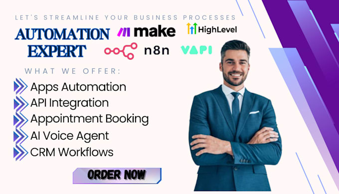 make com automation made com make com scenario n8n expert fix made com vapi ai