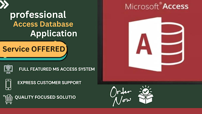 develop microsoft access database application, access project