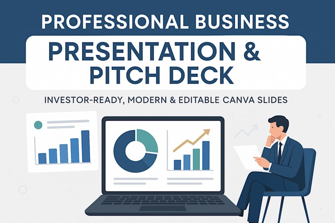 design a professional, investor ready business presentation and pitch deck