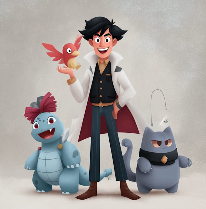 draw you as a pokemon trainer