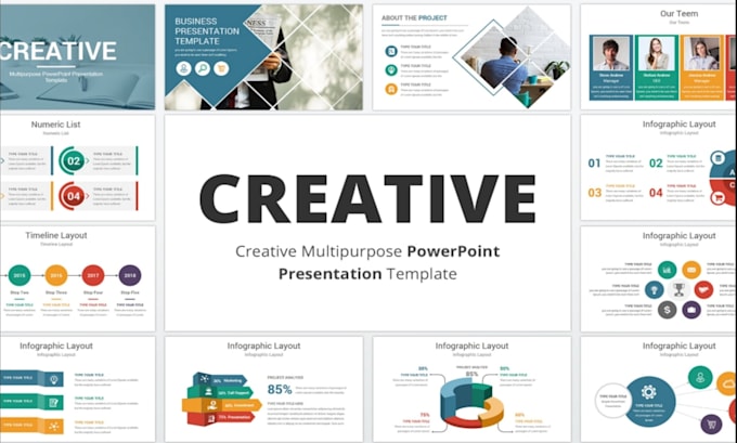 design creative powerpoint and google slides for all purposes