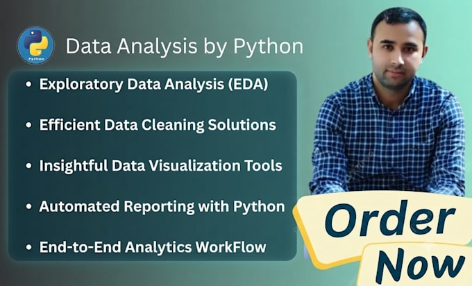 clean, analyze, and visualize your data using python