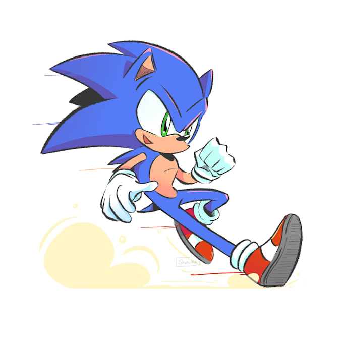 draw sonic the hedgehog fan art, comics, and your sonic ocs