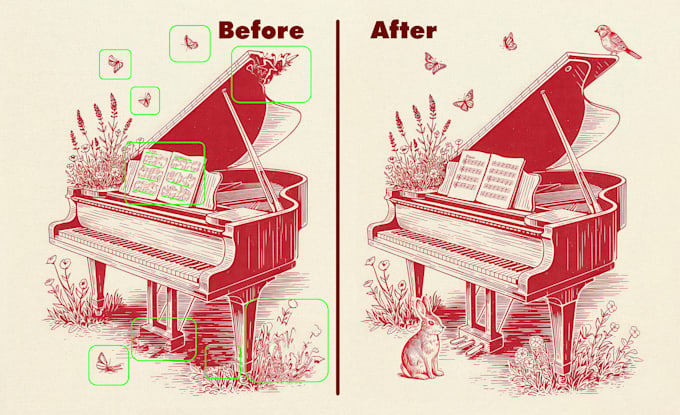 fix ai image, correct text, recreate image, and fix ai logo with pro upscaling