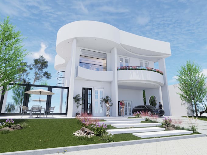 create 3d floor plan render