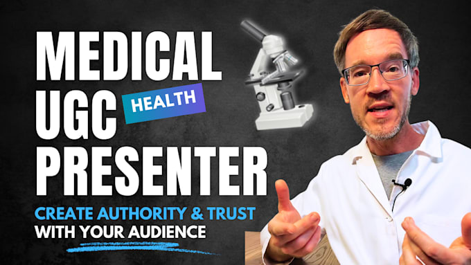 film a medical spokesperson video script read german ugc