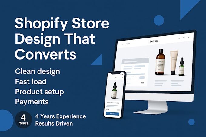 design a fast shopify store that converts