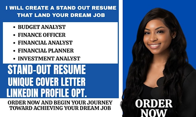 write finance resume, financial analyst, budget analyst, finance officer