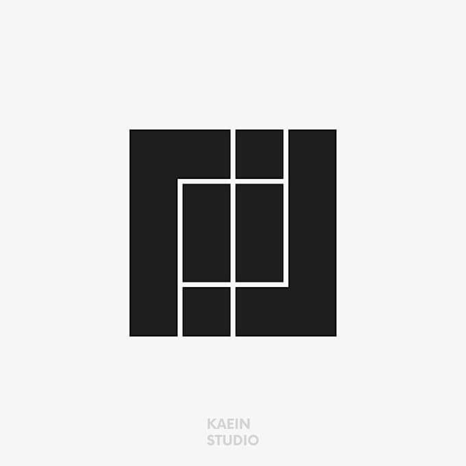 design modern minimalist ai app logo with futuristic style