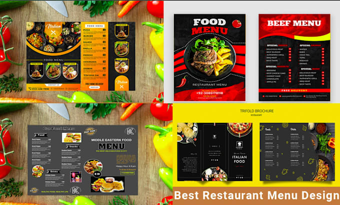 design digital, corporate, restaurant brochure, magazine cover, business catalog