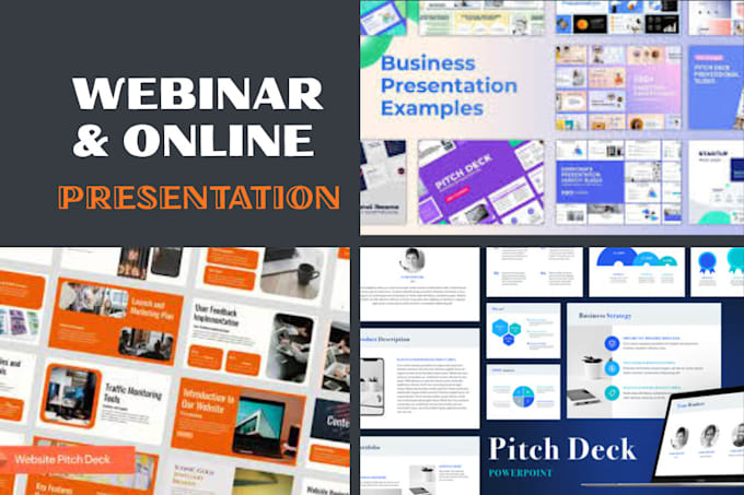 create online course slides webinar presentation webinar slides pitch deck PPT