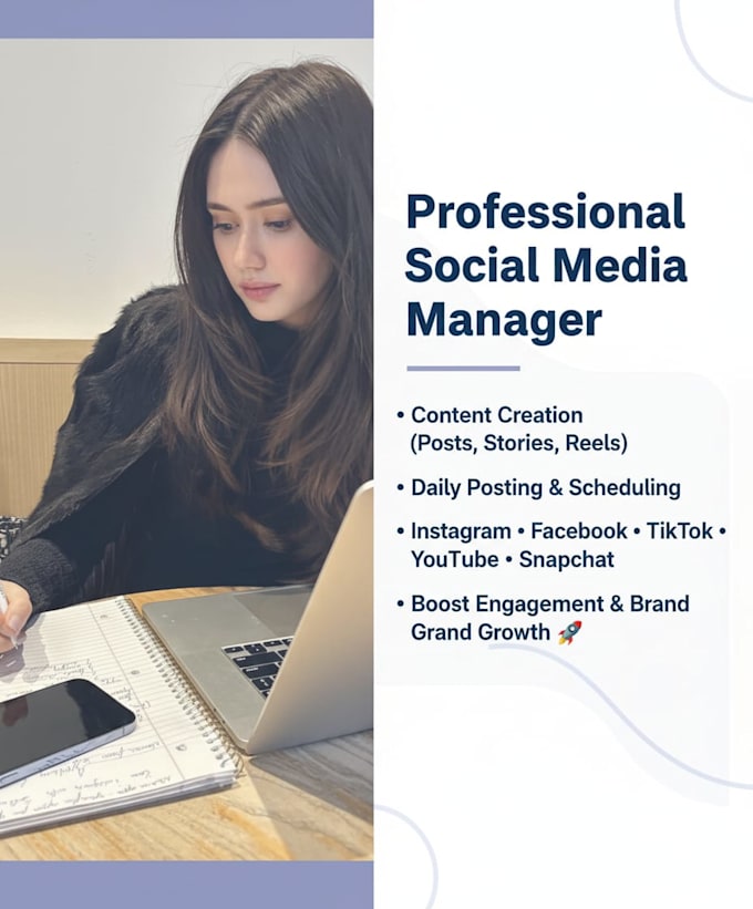 be your social media manager