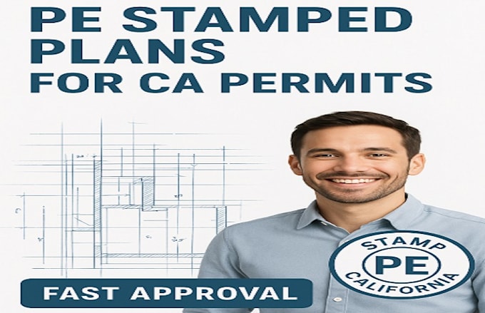 California pe stamp structural drawing, site plan floor plan for ...