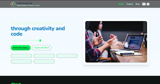 create a responsive website
