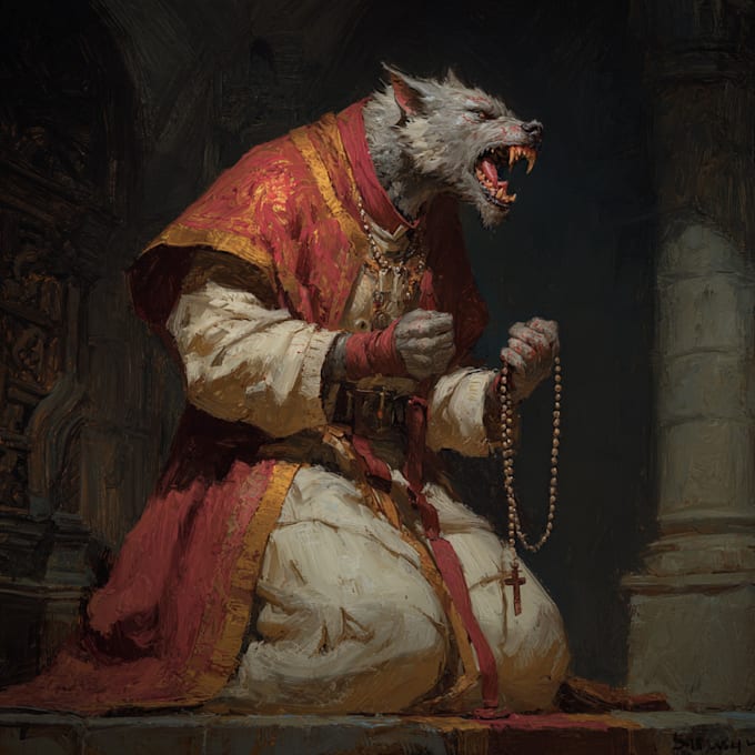 create a dark horror and fantasy horror character