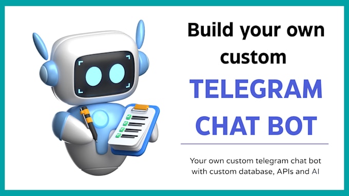 create a fully custom ai based telegram chat bot
