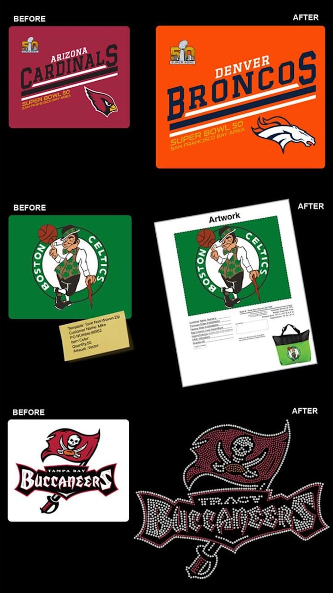redraw, vectorize, convert logo or graphics