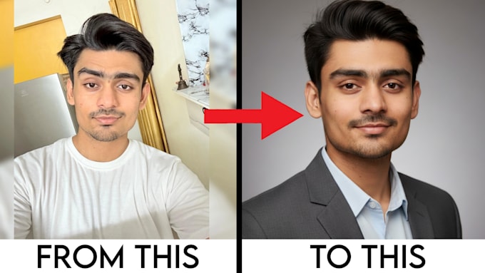 make professional ai headshots for you to upload on linkedin
