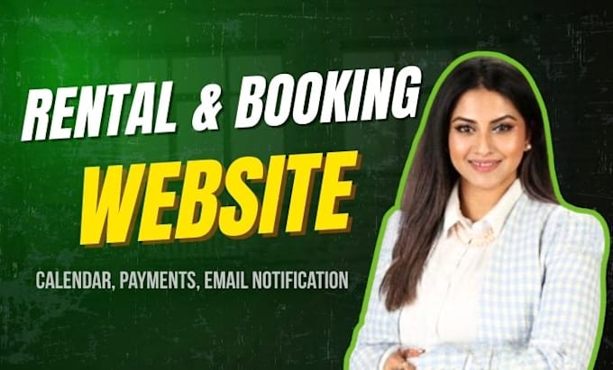 create a rental website with booking, calendar and payments
