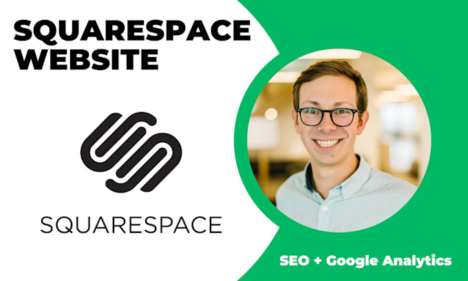 design a professional squarespace website with SEO and analytics setup