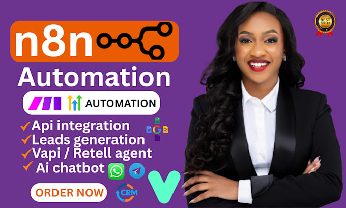 do n8n automation, n8n ai agent make automation, ghl vapi retell ai voice agent