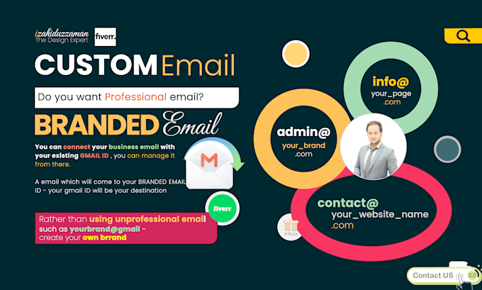 create professional, branded, business, or domain email id