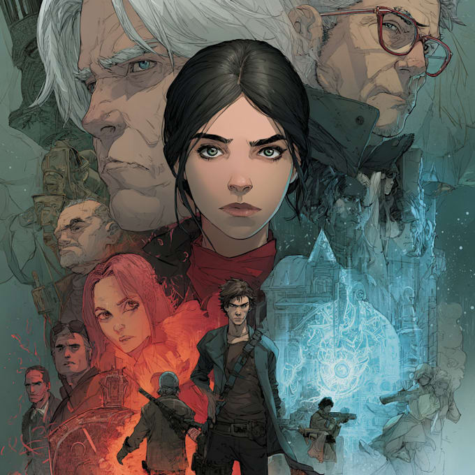 do comic cover arts for your stories