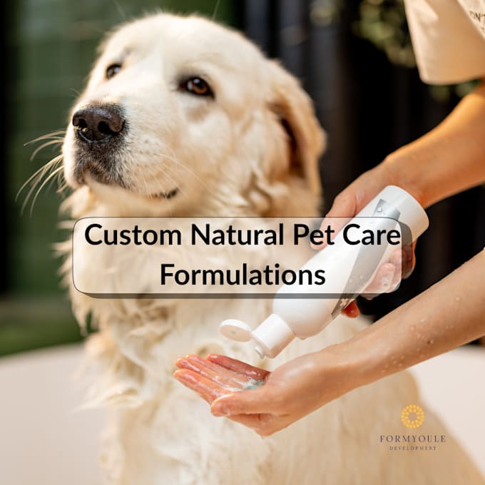 create custom natural and safe pet care formulations