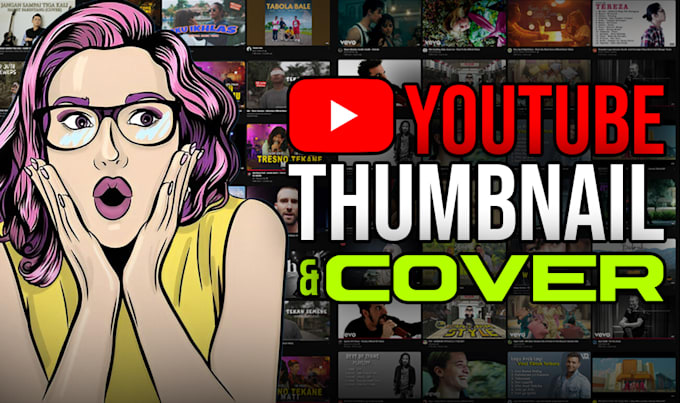 design a youtube cover or video thumbnail
