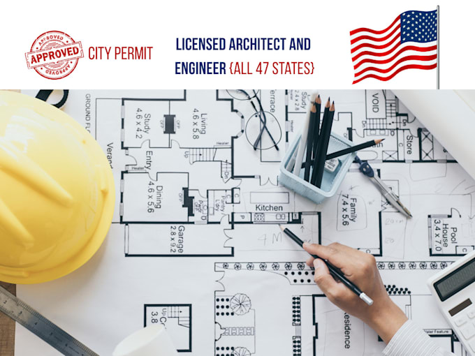 do USA ohio pe stamp, structural engineer drawing, architectural city permit