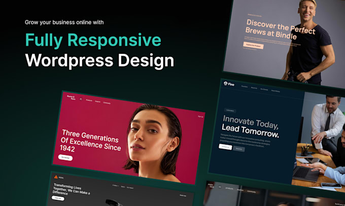 build, rebuild, design, redesign wordpress website development