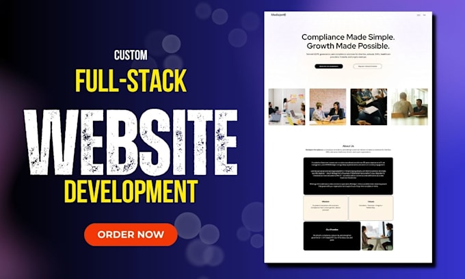 Do custom website development as full stack developer, custom ai ...