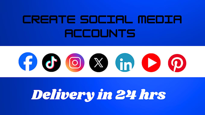 social media accounts create setup