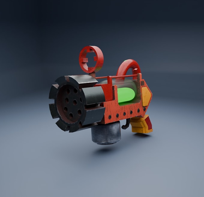 model custom low poly game props and environment assets