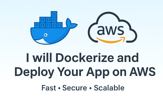 dockerize and deploy your app on AWS