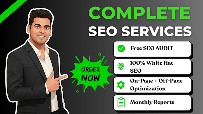 do complete SEO with on page, off page and technical optimization
