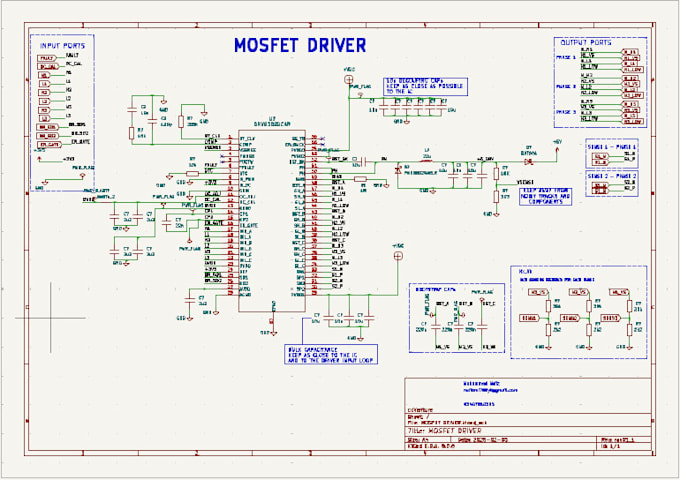 do schematic and pcb design