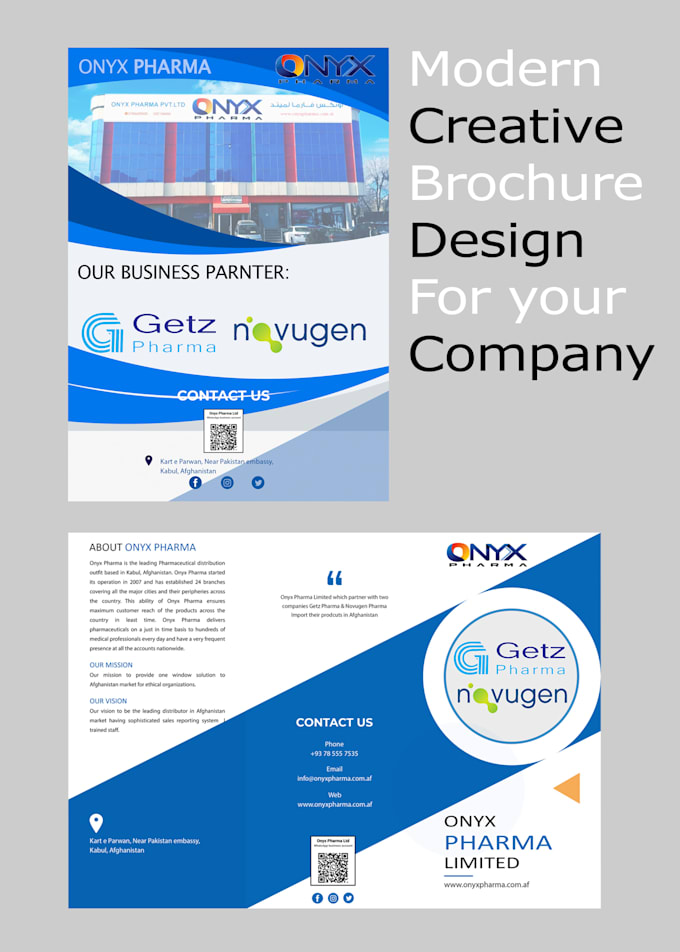 design a professional and eye catching brochure flayer