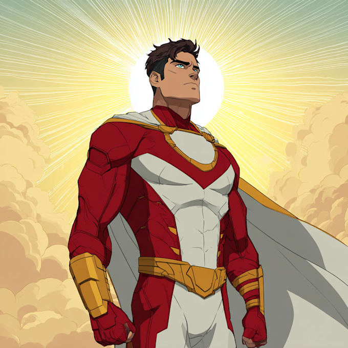 Make a comic book superhero illustration by Leonneec | Fiverr