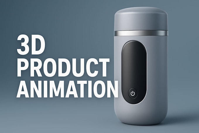 do 3d products modeling and animation
