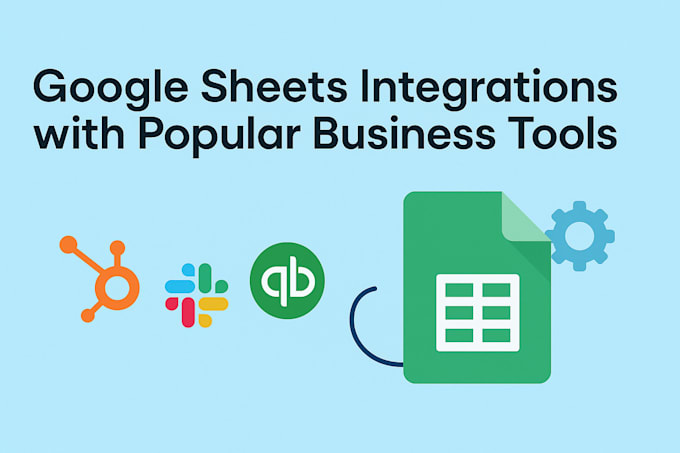 build google sheets integrations for hubspot quickbooks shopify slack