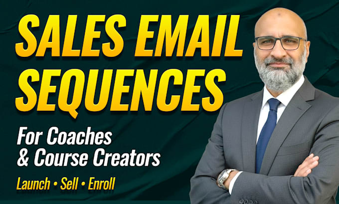 write high converting sales email sequences for coaches and course creators