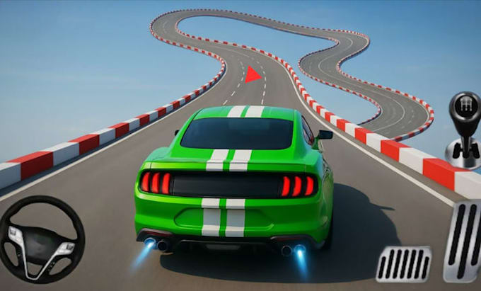 develop car racing game in unity, multiplayer game for android and ios, fix bugs