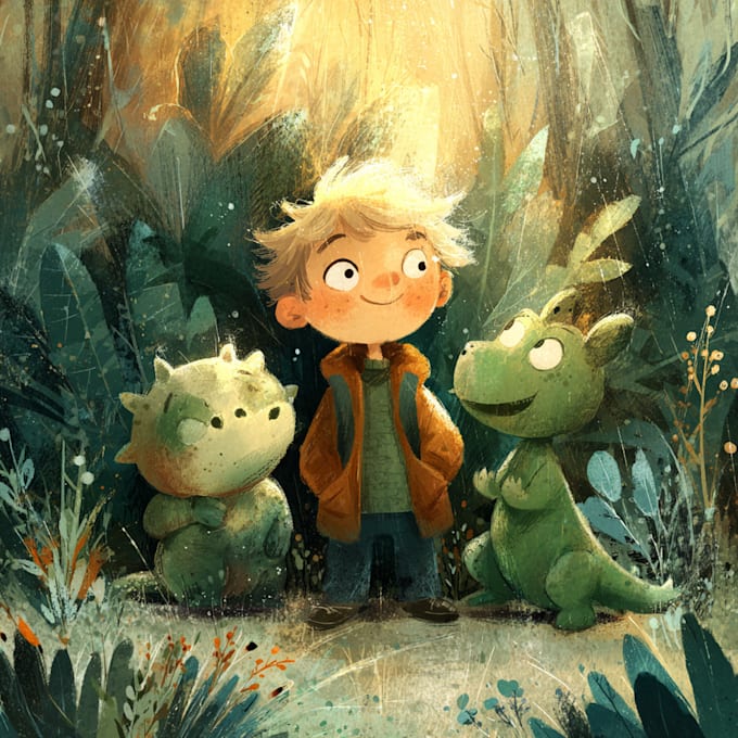 do children book illustrations, comic and artworks