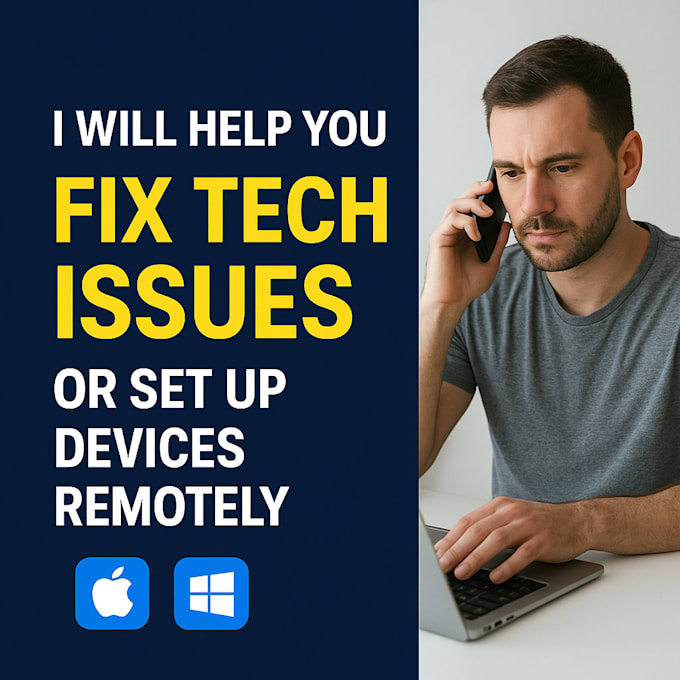 help you fix tech issues or set up devices remotely