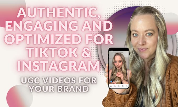 be your ugc content creator for tiktok, instagram and ads